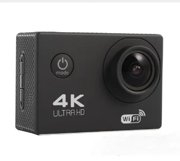 Экшн-камера Ultra HD 4 K/30fps WiFi 2," 170D 30M Подводный Водонепроницаемый шлем видео запись камера s Спортивная камера Con Wifi - Цвет: Черный