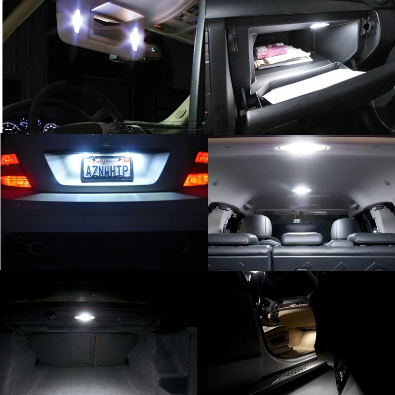 Us 9 54 40 Off Jgaut For Toyota Corolla 2000 2012 White Red Blue Led Lights Bulb Interior Package Kit Map Dome License Plate Trunk Cargo Light In