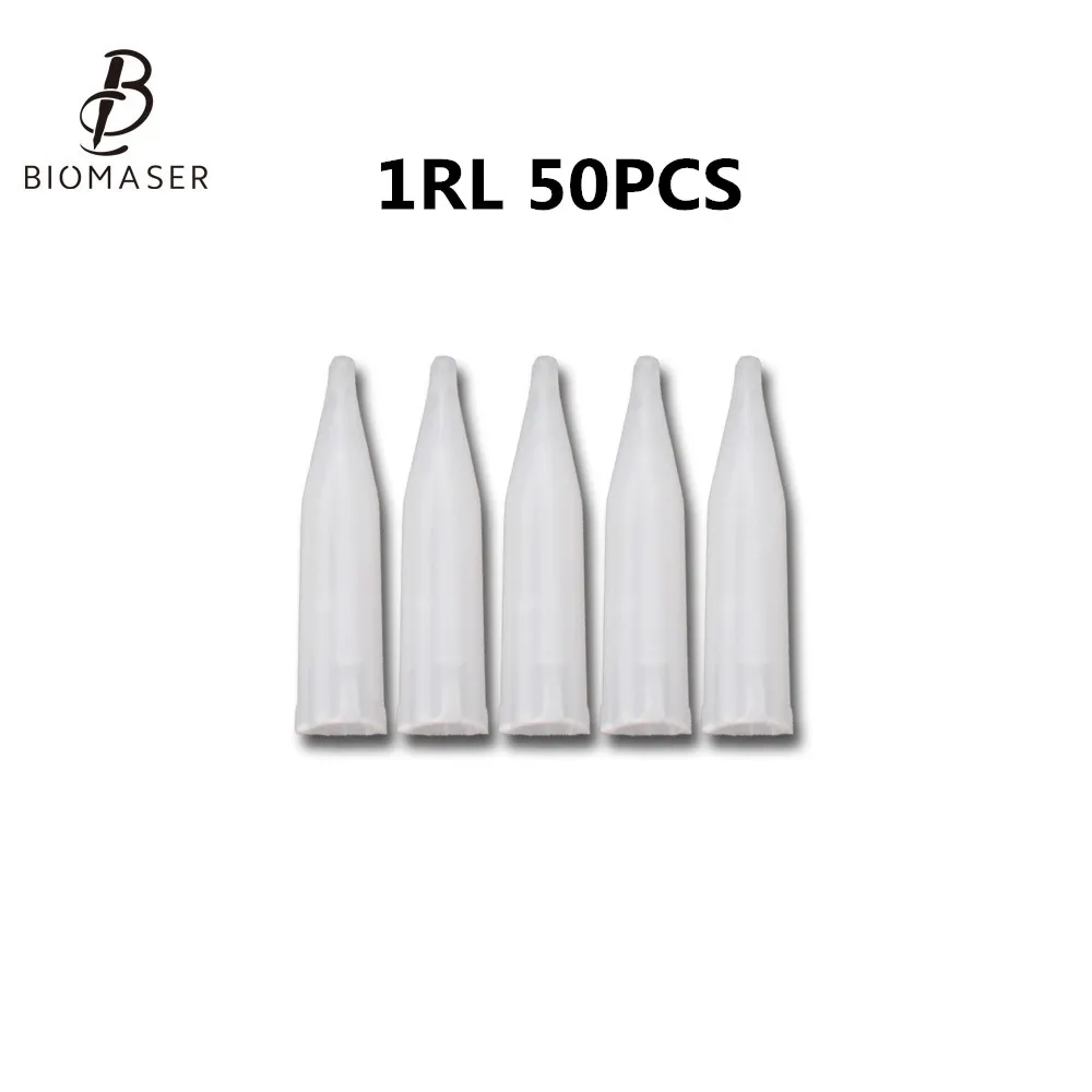 

50Pcs Permanent Makeup Machine Tattoo Tips Eyebrow Lips Tattoo Tips 1RL for Permanet Makeup Machine Pen