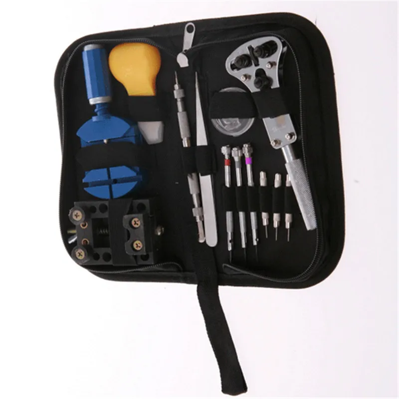 

AU Hot 13Pcs A Set Professional Watch Repair Tool Kit easy to use Hand Tool Parts for Watch Repair with a Carrying Case