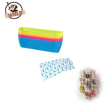 

10 PCS Creative Shoe Rack Shelf Wall Hanger Care Space-saving Organizer