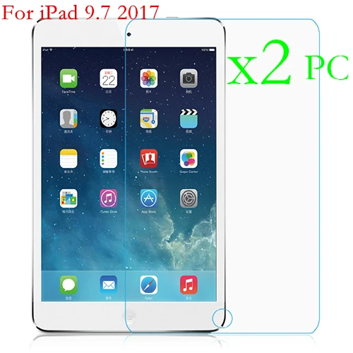 2 шт Защитное стекло для apple ipad air 1 2 pro 9,7 10,5 устойчивая к царапинам Защита экрана для ipad 2, 3, 4 стеклянная пленка