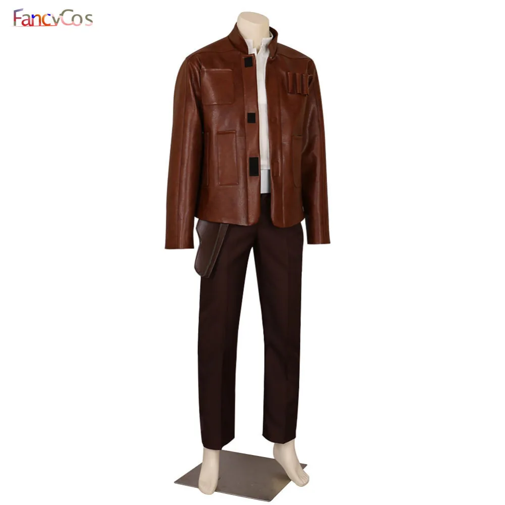 Звезда на Хэллоуин Wars Пробуждение силы Хан Соло куртка костюм для косплея