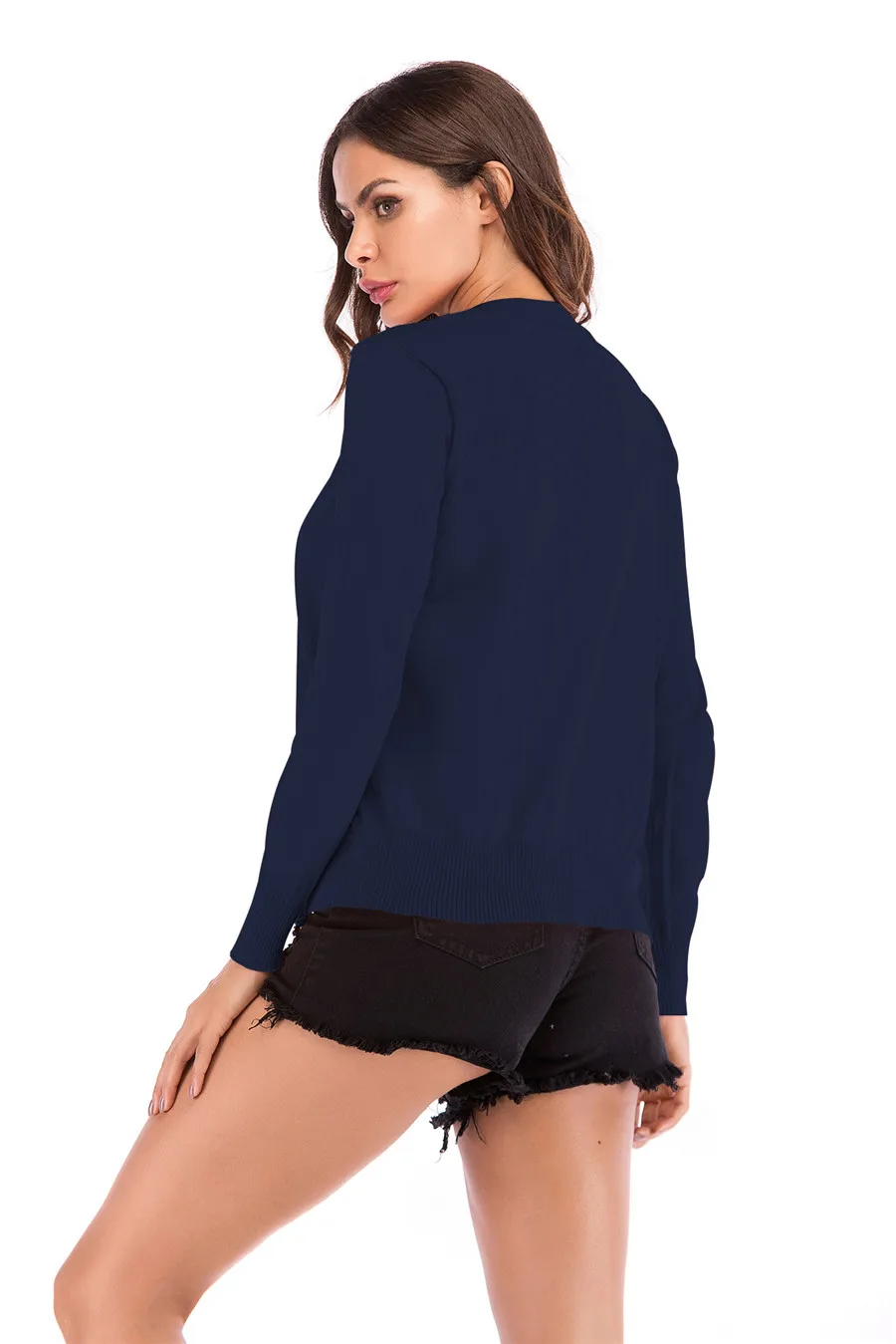 Gladiolus New Autumn Winter Sweater Women 2018 Long Sleeve Beading Single Button Casual Knitted Cardigan Women Sweater Jumpers (18)