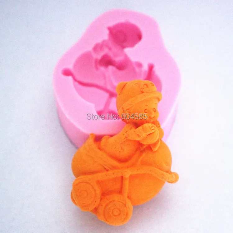 

Baby Fondant and Gum Paste Silicone Resin Candy Molds Baking Molds Cake Decoration 1 Hole