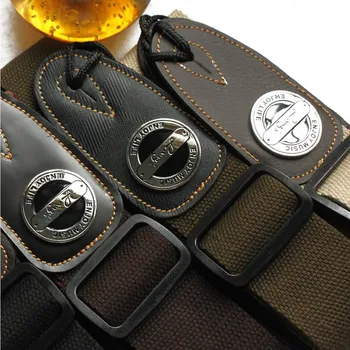 

Nylon knitting acoustic guitar strap leather head cotton electric guitar bass strap classical guitar belt strap polyester straps