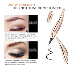 В форме пера черная жидкая подводка для глаз долговечная подводка для глаз карандаш для женщин водостойкие средства для макияжа глаз TSLM2