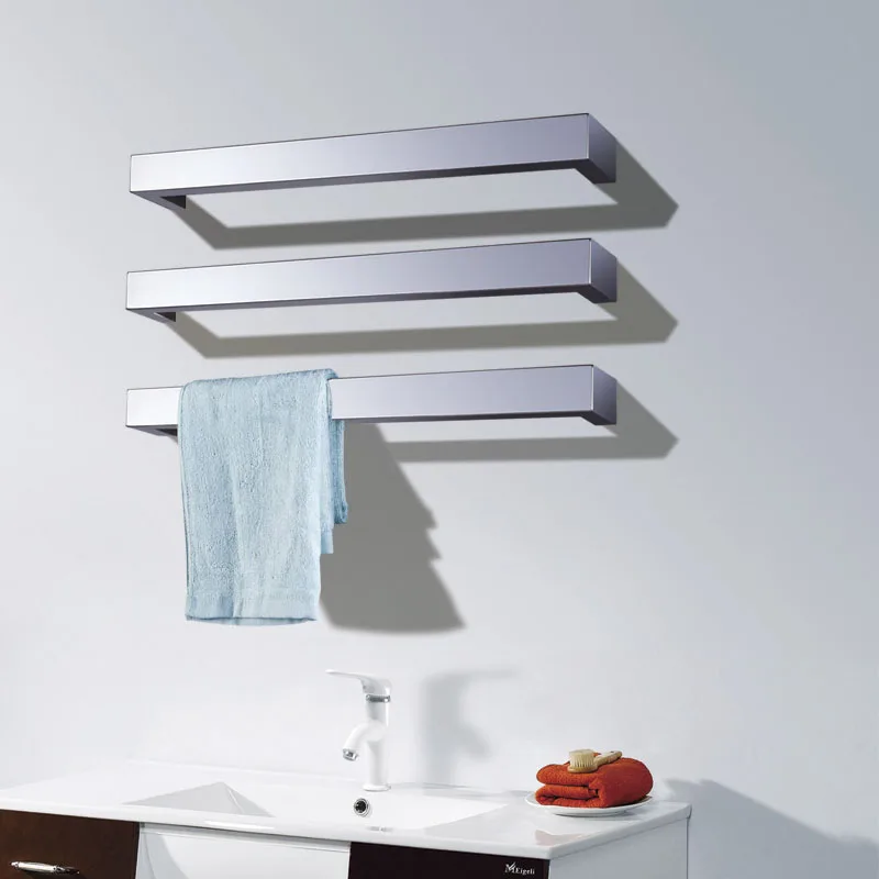 Free Shipping Wall Mount Type Electric Heated Towel Warmer Rack Towel Bar Rail Bathroom Accessory Towel Dryer Shelf HZ-924