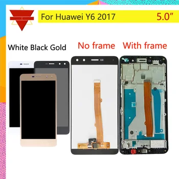 

10Pcs/lot For Huawei Y6 2017 MYA-L03 MYA-L23 MYA-L02 MYA-L22 Nova Young LCD Display Touch Screen Assembly With Frame Y5 2017