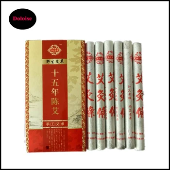 

6Pc Five Years Old Smokeless Moxa Roll Stick Pure Moxa Fumeless Pure Wormwood Bar Eliminate Pain palace Health Tool