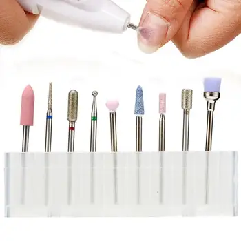 

9PCS Carbide Nail Drill Bits Gel Remove Polishing Nail Polish Tool 5M0810