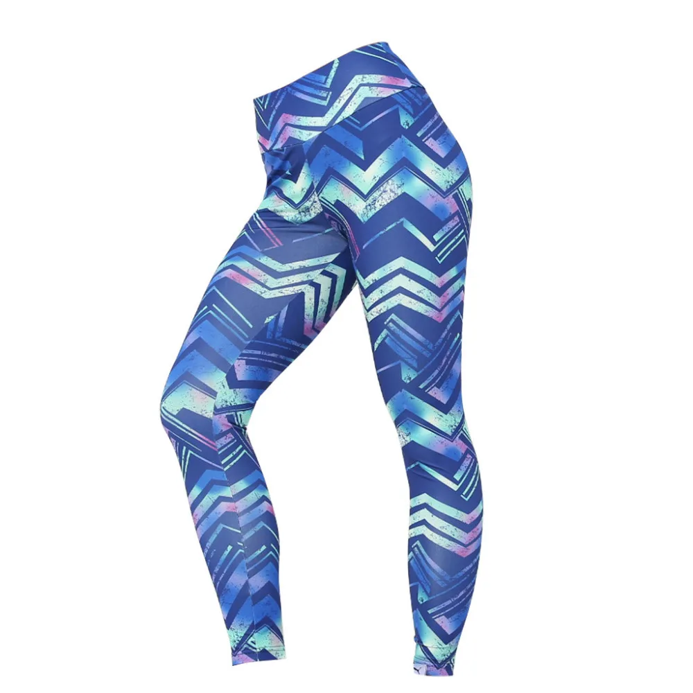 2019 new yoga pants women Leggings Neon Sport 3D Graphic Print Stretchy Comfortable Yoga Pants Hip stretch yoga pants 40M8 (4)