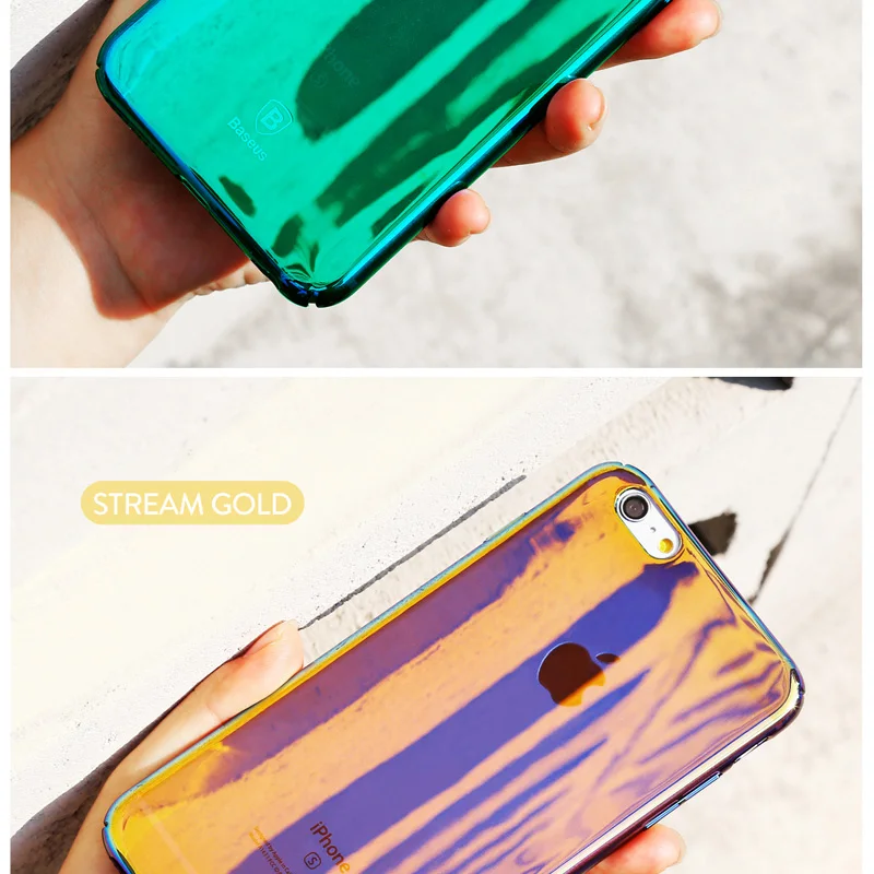 Baseus Luxury Glaze Cases For Apple iPhone 6s 6 Case 360 Full Protection Cover Case For iPhone 7 8 6 Plus Phone Cases (10)