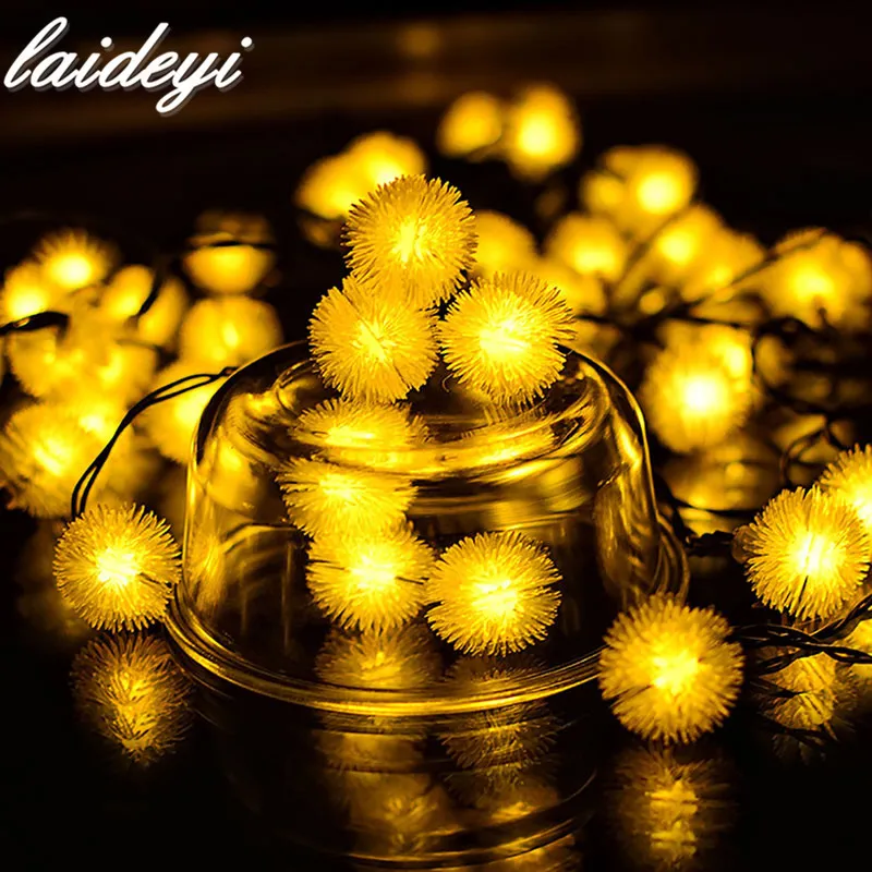 laideyi 20 led solar light led string lights fairy lights christmas tree snowball wedding decoration for outdoor garden in solar lamps from lights - Solar Light Christmas Decorations laideyi 20 led solar light led string lights fairy lights christmas tree snowball wedding decoration for outdoor garden in solar lamps from lights - Solar Light Christmas Decorations