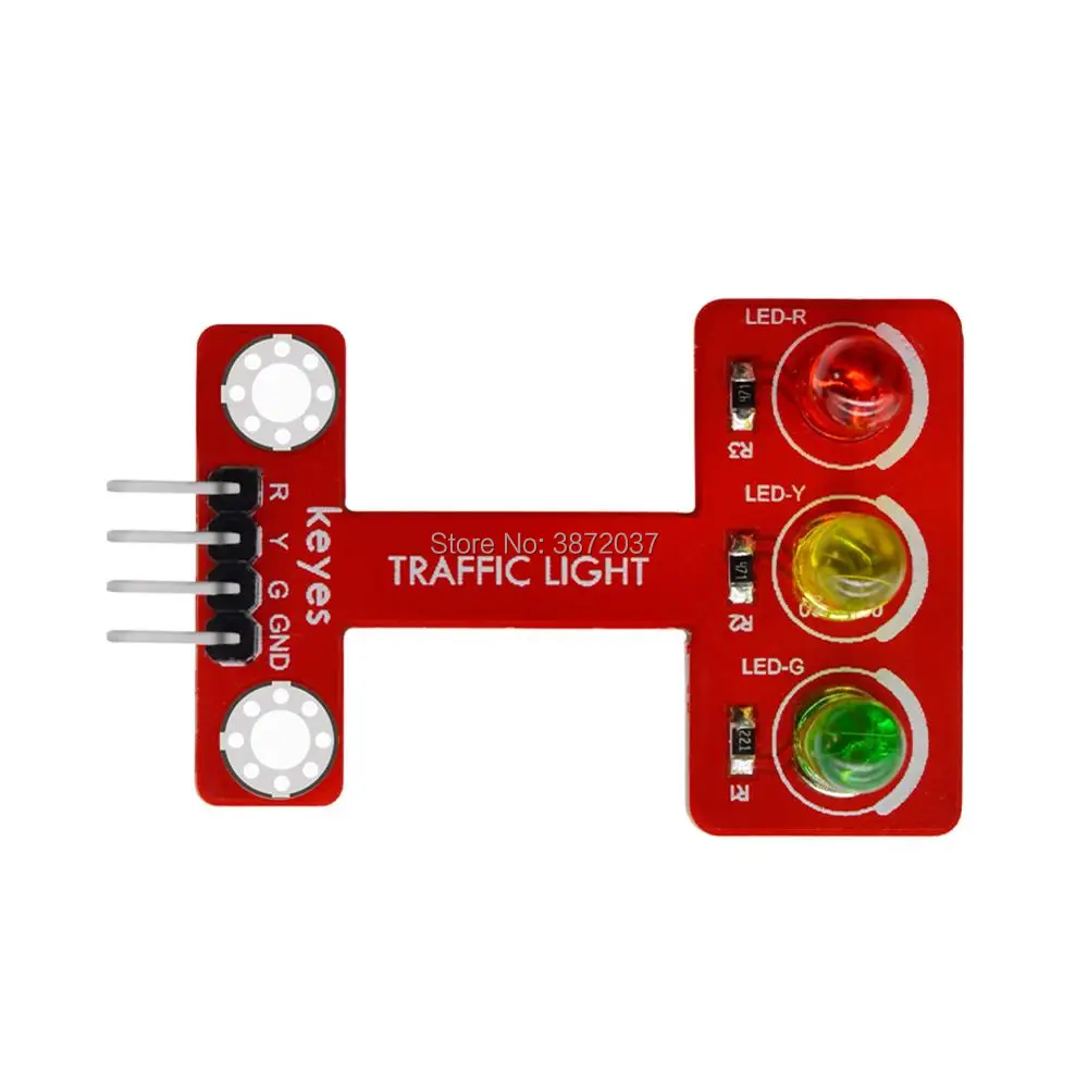 5 шт./лот DIYmall для Keyes электроники строительный блок Светодиодный модуль светофора для Arduino micro: bit красный и экологически чистый