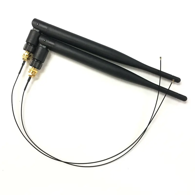 NGFF M.2 Sma interface 6db omni antenna wireless router wireless network card 2.4GHz 5GHz 5.8GHz Dual Band WiFi MHF4 IPX IPEX