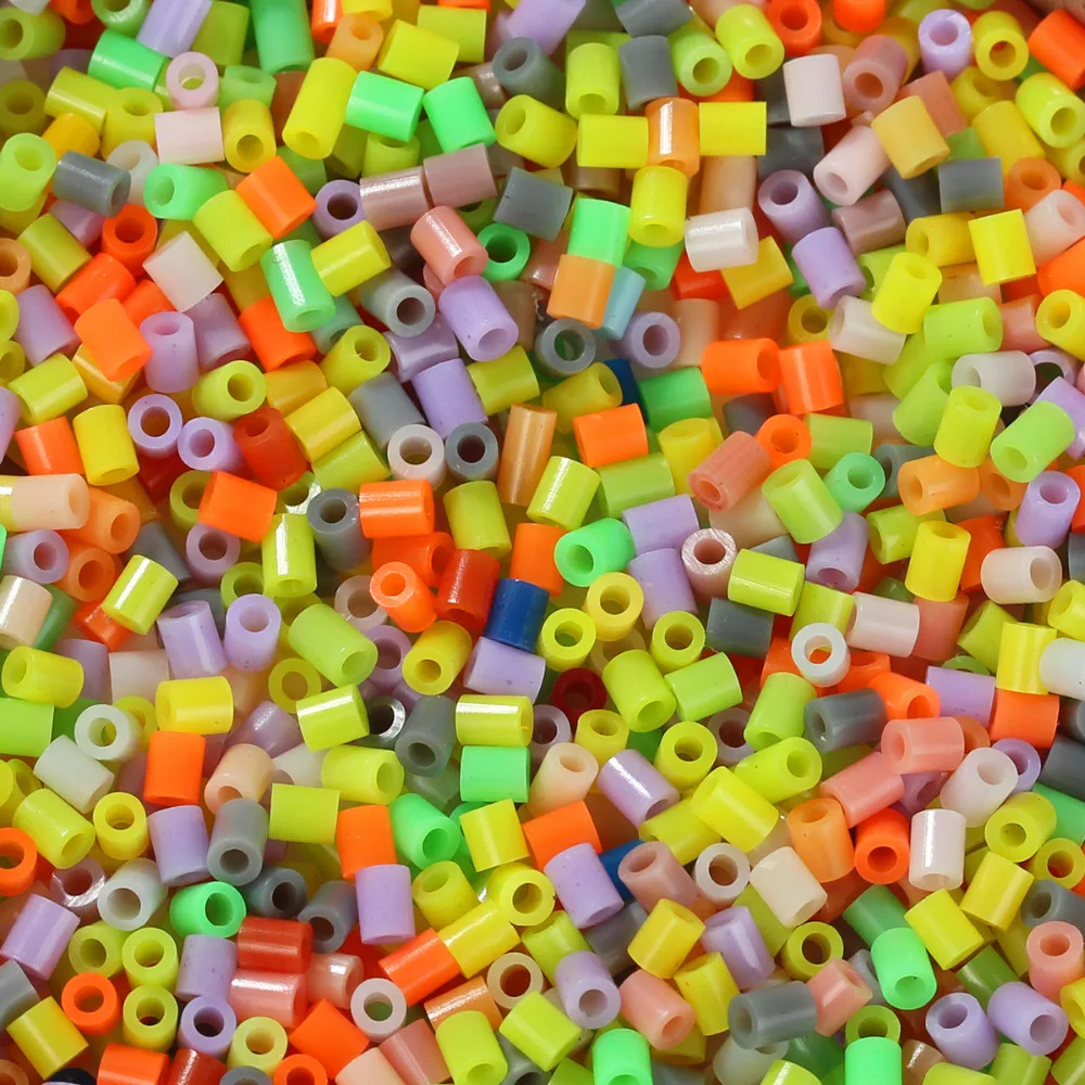 EVA DIY Hama Beads For Great Kids Fun Craft Beads Cylinder At Random 3.2mm x2.6mm 3.1mm x2.5mm