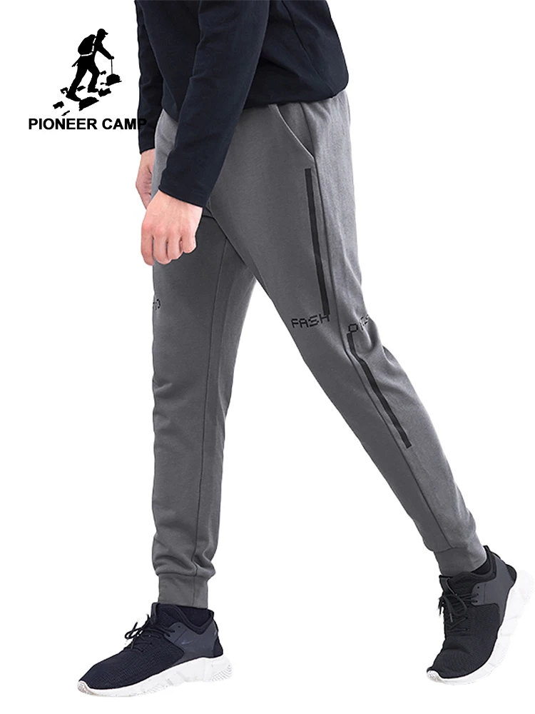 

Pioneer camp new autumn sweatpants men brand clothing fashion letter printed knit pants male quality cotton trousers AZZ802330