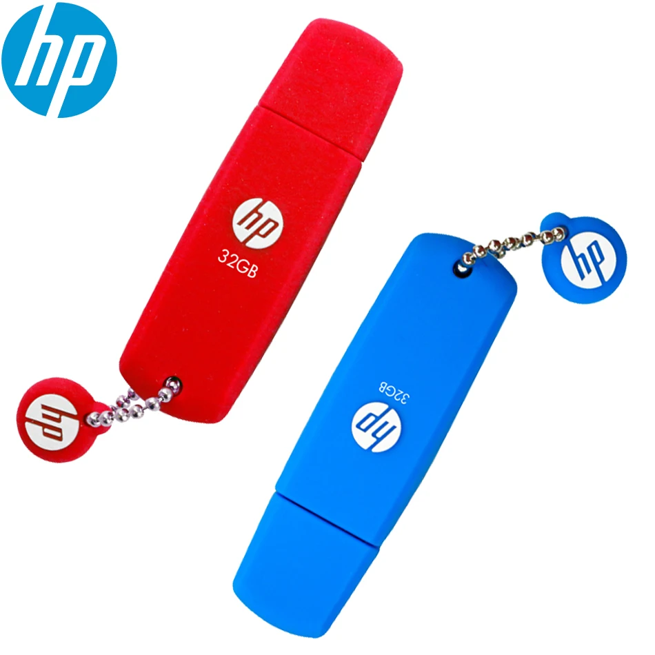 Hp USB флеш-накопитель 64 ГБ 32 ГБ 16 ГБ ударопрочная флеш-карта памяти, Флеш накопитель usb флешка для компьютера ноутбука Бесплатный адаптер