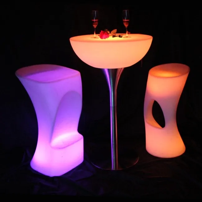 Home Garden Outdoor LED Bar Tables Fashion LED Decoration iluminouse Waterproof Table Lighting SK-LF20 (D91*H108cm) 2pcs/Lot