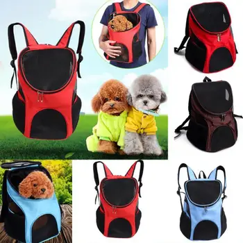 

Portable Soft Padded Pet Carrier Backpack Dog Cat Breathable Travel Mesh Bag