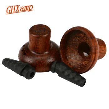 

GHXAMP 15.4mm Earphone Shell Housing Wood Flat Headphone Case Earphone Repair Parts for Earphone Speaker Natural Rosewood 2pcs