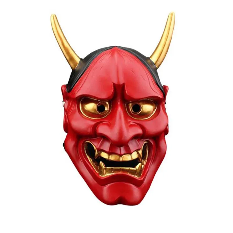 1pc Large 18*30cm Resin Japanese Buddhist Evil Oni Noh Hannya Mask