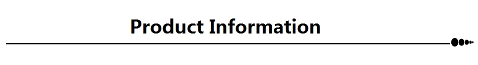 1Product Information