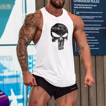 

Men Sleeveless Gym Singlet Bodybuilding Fitness Tank Top Vest for Summer XRQ88