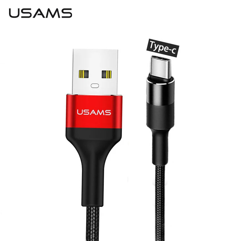 

Type c Cable for Galaxy s9 Plus,USAMS Data Sync Cable Charging USB-C Cable Charge for Huawei P9 P10 Plus Mate9 10Google Oneplus
