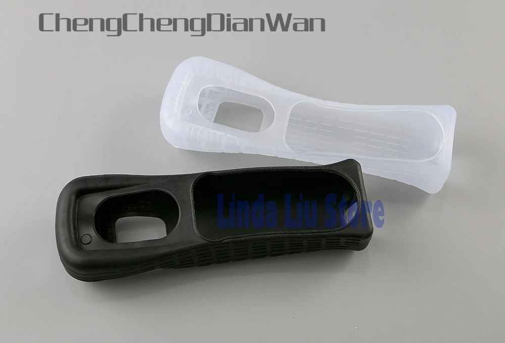 

ChengChengDianWan Silicone Case Cover Skin Shell for Nintendo Wii Remote Contoller 2pcs/lot