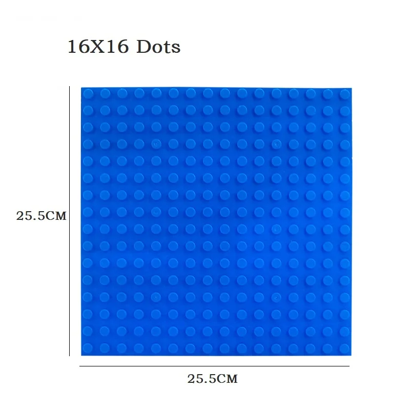 Блоки большого размера, базовая пластина, двухслойная опорная плита, большие строительные кирпичи, дорога 12*12 16*16 точек, сделай сам, блок, пол, детские игрушки, подарок - Цвет: base plate J