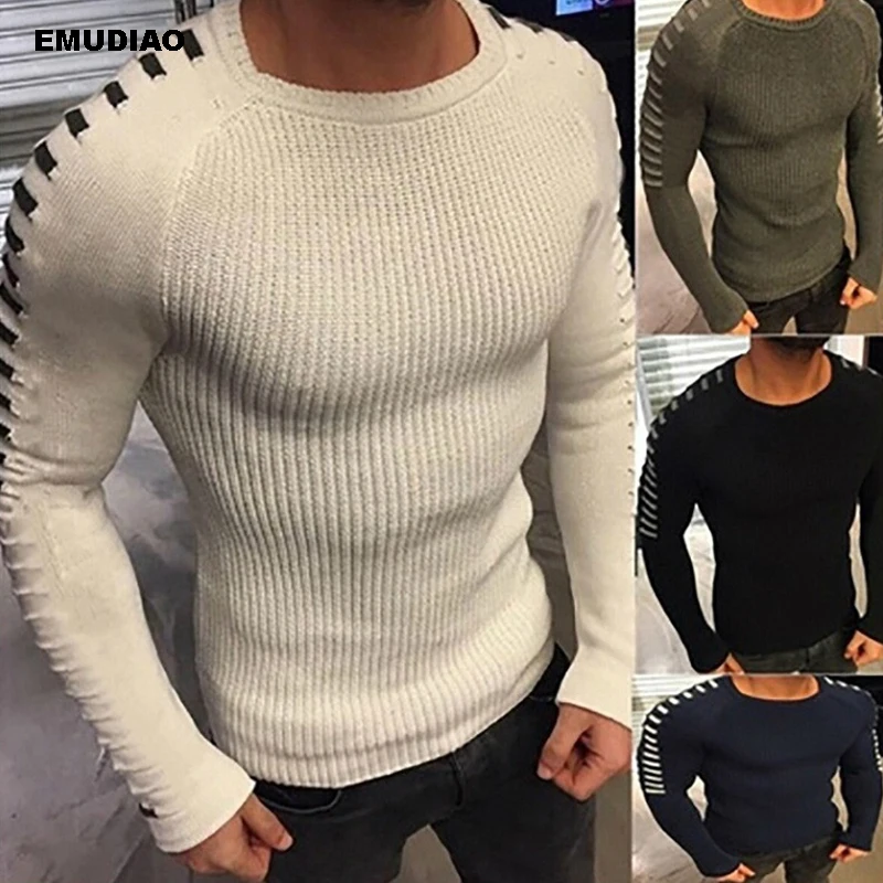 Plus Size Sweater Men Knitted Pullovers For Man Casual Shirt Sueter Invierno Hombre Sweaters 2019 Basic Knitwear Cllothes 3XL Plus Size Sweater Men Knitted Pullovers For Man Casual Shirt Sueter Invierno Hombre Sweaters 2019 Basic Knitwear Cllothes 3XL