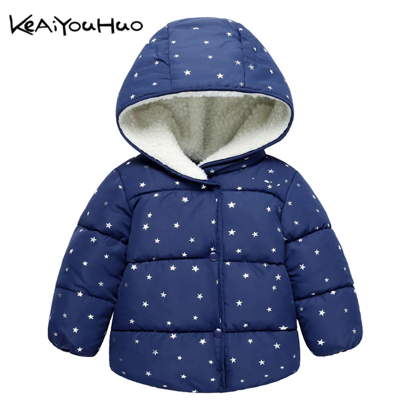 

Kids Jackets 2019 Autumn Winter Jacket For Baby Girl Coats Boys Warm Hooded Velvet Outerwear Infant Girls Coats Children Clothes