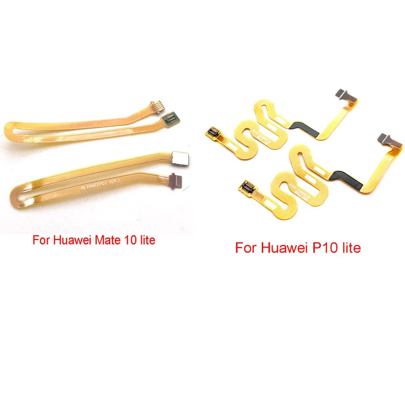 

For Huawei Mate 10 P10 Lite Finger Print Touch ID Sensor Home Button Connector Flex Cable Ribbon Replacement Parts