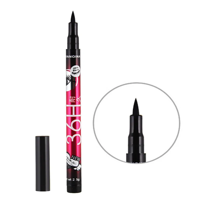 Eyes Makeup Black Eyeliner Pen Long-lasting Waterproof Liquid Eye Liner Pencil Eyelid Make up Enhancer Cosmetics Eyeliners Tool Eyes Makeup Black Eyeliner Pen Long-lasting Waterproof Liquid Eye Liner Pencil Eyelid Make up Enhancer Cosmetics Eyeliners Tool