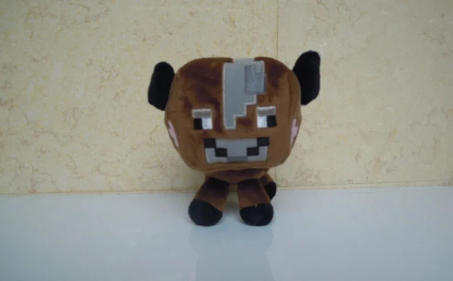New 16cm Minecraft Plush Toys High Quality Minecraft Brown Cow Stuffed Animals Dolls Mooshroom kids Toys Birthday Gifts New 16cm Minecraft Plush Toys High Quality Minecraft Brown Cow Stuffed Animals Dolls Mooshroom kids Toys Birthday Gifts