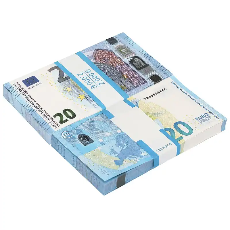 Detail Feedback Questions About 20 Euro Prop Money Euro Notes - 20 euro prop money euro notes realistic motion picture money full print 2 sided for kids