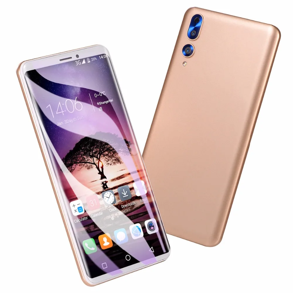 Мобильный телефон GuoPhone P20 Pro MTK6580 четырехъядерный Android 6,0 5," ips 854x480 512MB ram 4GB rom Dual Sim Двойная камера