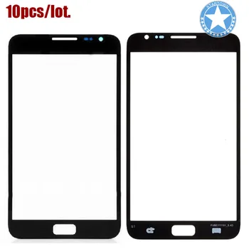 

10pcs/lot Black Outer Screen Glass Lens cover For Samsung Galaxy Note N7000 i9220