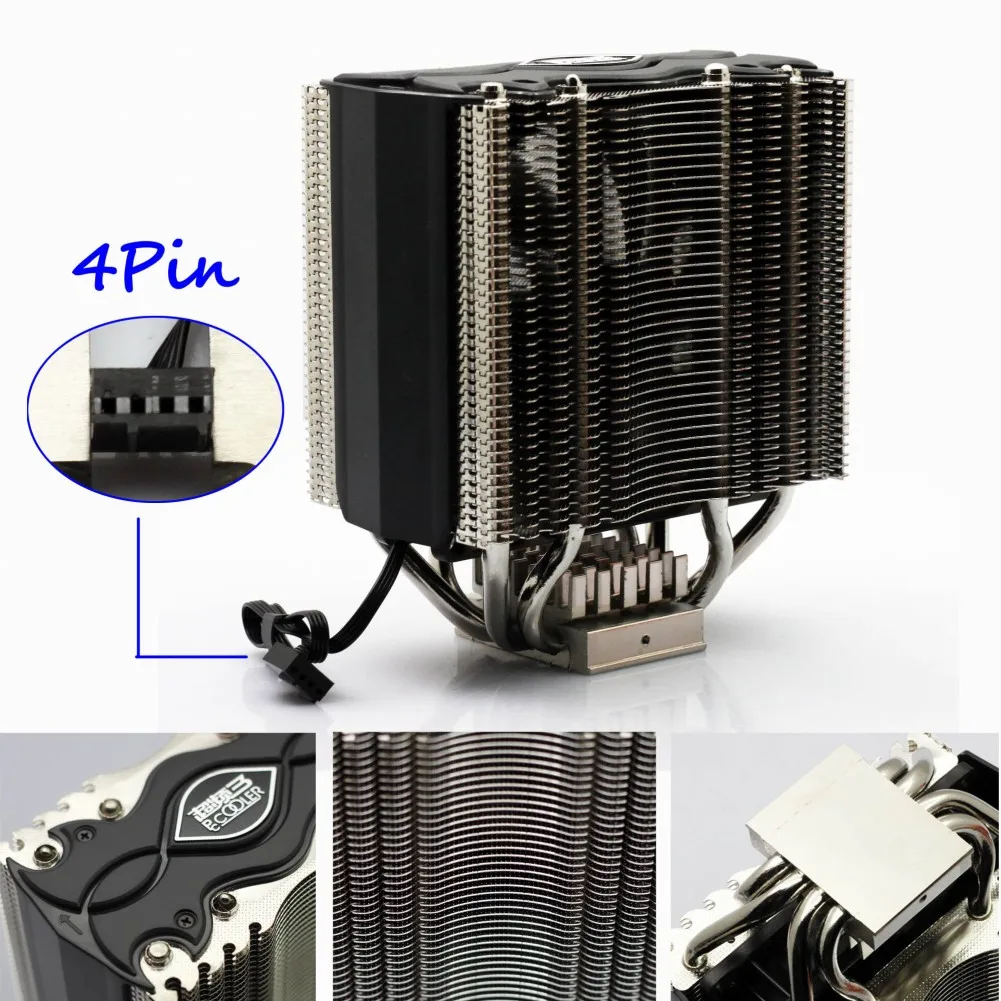 Water Cooler Aluminum New Controller 2016 Sale Computer 4pin Heatpipe