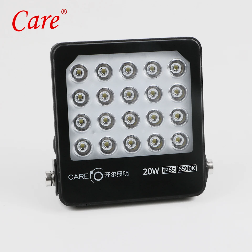 

Care LED Outdoor Floodlight Reflector 20W 6500K IP65 Waterproof LED Flood Light Gargen Lamp Landscape Lighting Square Spotlight