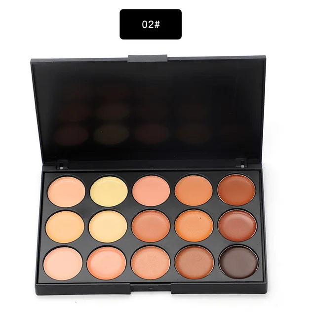 15 Colors Face Concealer Camouflage Cream Contour Palette maquillaje profesional foundation paleta Concealer