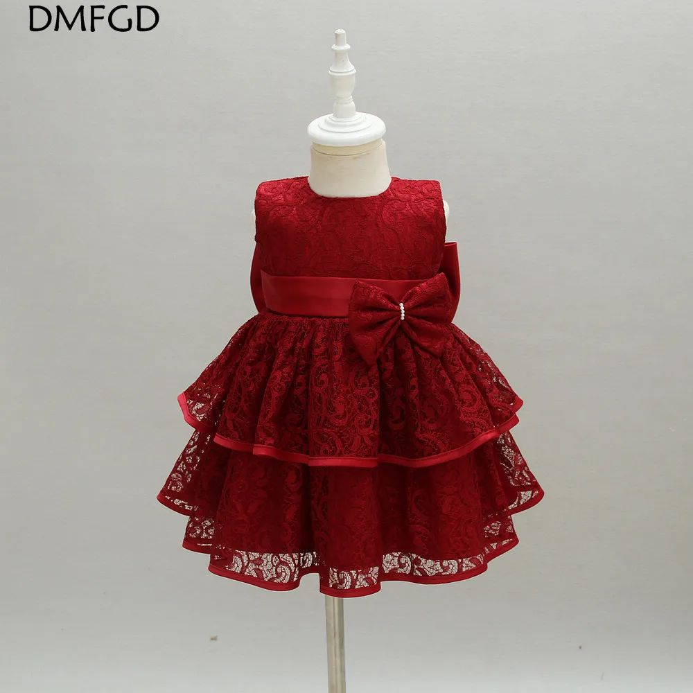 

Maggie new girls baby baby birthday full moon wine wedding dress princess dress