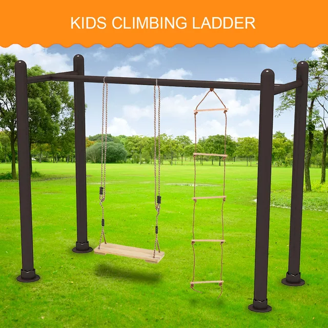 Buy Kids Children Wood Ladder Sturdy Indoor Outdoor