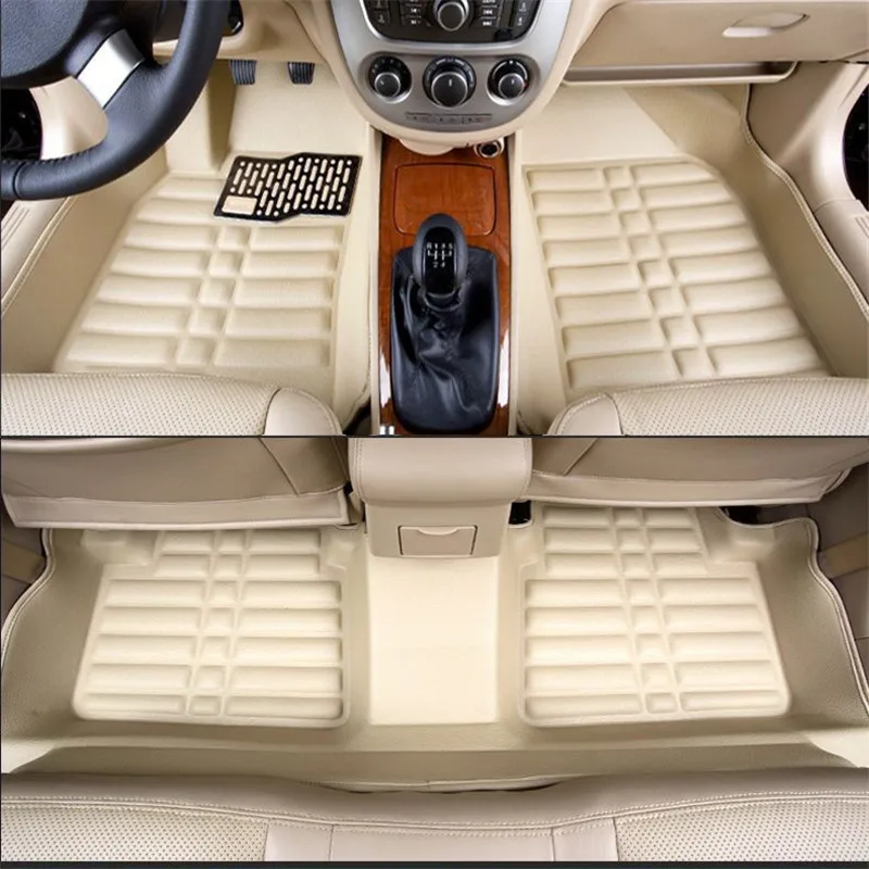 

Car Floor Mats Covers top grade anti-scratch fire resistant durable waterproof 5D leather mat for Hyundai Tucson Car-Styling