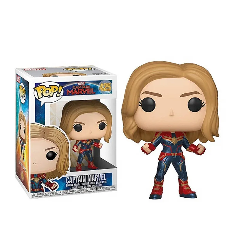 FUNKO POP Marvel Мстители: эндшпиль танос Тор Человек-паук Халк Стэн ли Железный ПВХ фигурка игрушки для детей Рождественский подарок - Цвет: Темно-синий