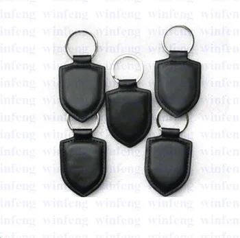 

Waterproof 13.56MHZ FM1108 Chip Passive Genuine Leather Rfid Keychain Key Chain Tag 500pcs/lot