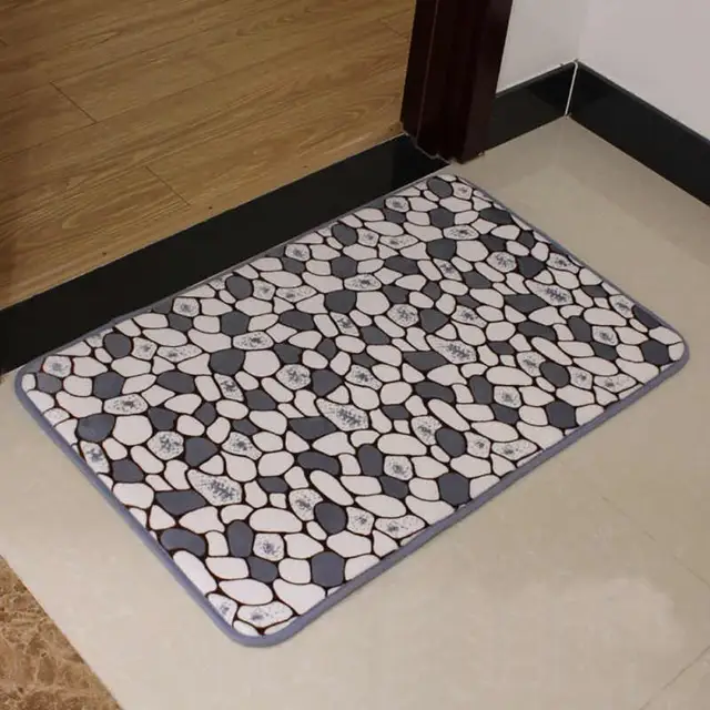 New Machine Wash Thicker Non-slip Bedroom Kitchen Bathroom Luxury Home Bath Living Room Mat 40X60cm 5 Patterns for Choice #6272