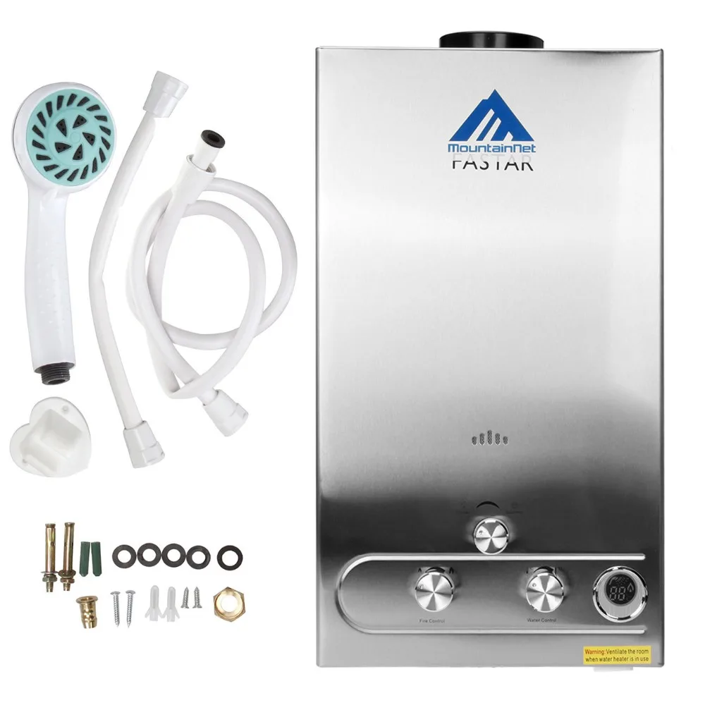 (Ship from Canada) 12L LPG Gas Propane Water Heater Tankless Stainless Instant Boiler with